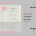 thumbnail image 4 of HSHDLDF Journal de Gratitude Quotidien pour Femmes, Guide Journal Non Daté de 5 Minutes Quotidien pour Manifestation, Réflexion et Affirmation, 4 of 6