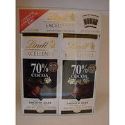 Lindt Excellence Bar (Dark Chocolate 70% Cocoa) - Pack of 4