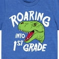 thumbnail image 3 of Instant Message - Roaring Into 1st Grade - Youth Short Sleeve Graphic T-Shirt, 3 of 6
