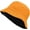 Orange, variant on Womens Trendy Summer Reversible Bucket Hats Casual Packable Dual Use Fishing Hats Outdoor Sun Protection Garden Farm Cap