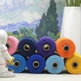 thumbnail image 4 of 4mm 54 Yards Macrame Cord Cotton Rope String Crafts DIY Colored Thread Cord Twisted Twine Handmade Sewing Home Wedding Decoratio (10 Lemon Yellow,4mm  100Meters), 4 of 7
