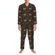 thumbnail image 3 of Fotbe Boho Owl Pijama de Hombre con Estampado de Manga Larga, Conjunto de 2 Piezas, Ropa de Dormir Suave y Cómoda con Bolsillos-X-Large, 3 of 7