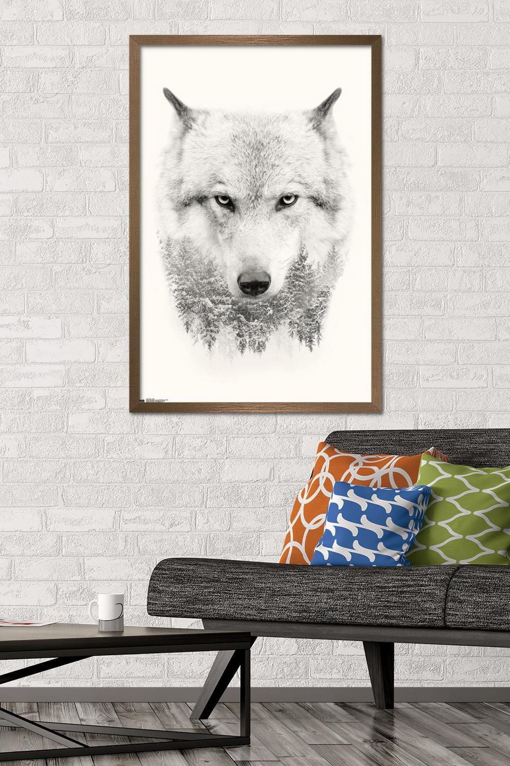 Wolf - Trees Wall Poster, 22.375" x 34"