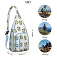 thumbnail image 3 of Sports Enthusiast Sling Backpack - Durable Crossbody Shoulder Bag with Ball Inspired Design, 3 of 4