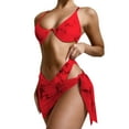 thumbnail image 1 of KaLI_store Womens Swimsuits Tankini Bathing Suits for Women Two Piece Swimsuits Modest Tank Tops with Boy Shorts Loose Fit Swimwear Red,XL, 1 of 1