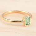 thumbnail image 3 of HeartsAndYou 1ct Green Natural Engagement Ring Bezel Set Solitaire 100% 14k SOLID Yellow Gold, 3 of 9