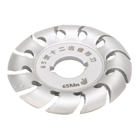

Shaping Disc Easy To Operate Grinder Shaping Disc 12 Teeth For Woodworking Silver