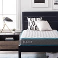 thumbnail image 1 of Lucid 7 Inch Bounder Innerspring Mattress with Quilted Fabric Cover, 1 of 7