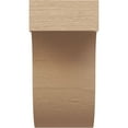 thumbnail image 2 of 8"W x 8"D x 16"H Wide Del Monte Rough Cedar Woodgrain TimberThane Corbel, Primed Tan, 2 of 6