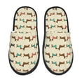 thumbnail image 1 of Fotbe Dachshund Dog Pantuflas Peludas para Mujer con Estampado, Zapatillas de Peluche, Zapatos de Invierno para Casa, Uso Interior y Exterior-Medium, 1 of 8