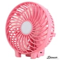 thumbnail image 3 of Spencer 1200 mAh Battery Handheld Mini Fan Rechargeable Foldable USB Personal Cooling Fan, Pink, 3 of 7