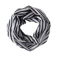thumbnail image 3 of Bold Striped Vintage Style Multi Color Light Infinity Loop Scarf, 3 of 4