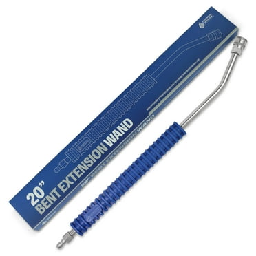 20" Pressure Washer Extension Wand | Stainless Steel with 20 Degree Bend for Advanced Cleaning