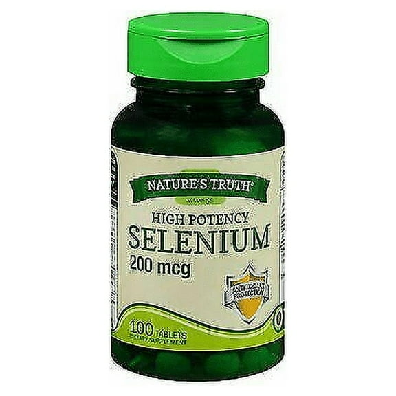 Nature's Truth High Potency Selenium Antioxidant Minereal 100ct, 6-Pack