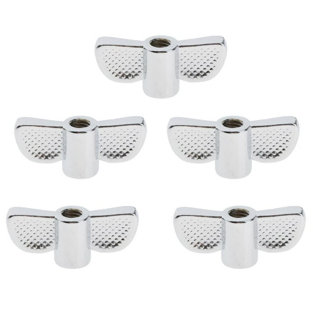 5Pieces Cymbal Stand M8 for Practice Stage Performance Instrumento de percusión shamjiam Tuerca de ala de soporte de platillo