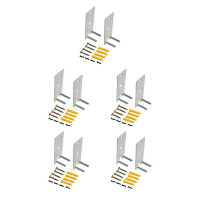 Maytalsory Étagère Murale pour Haut-Parleur Style Contemporain Robuste Blanc 5ensemble
