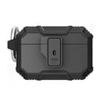 thumbnail image 2 of Xpm Compatible with Apple AirPods Pro 2nd Generation (2022) Heavy Duty Hybrid Case with Lock Clip Switch Full Body Shockproof Armor Skin Shell Charging [ Black ], 2 of 4