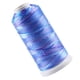 thumbnail image 2 of Hilo de 3 hebras para coser, cordón de macramé, material para hacer borlas, cordón para hacer joyas, hilo de seda helada (azul), 2 of 7