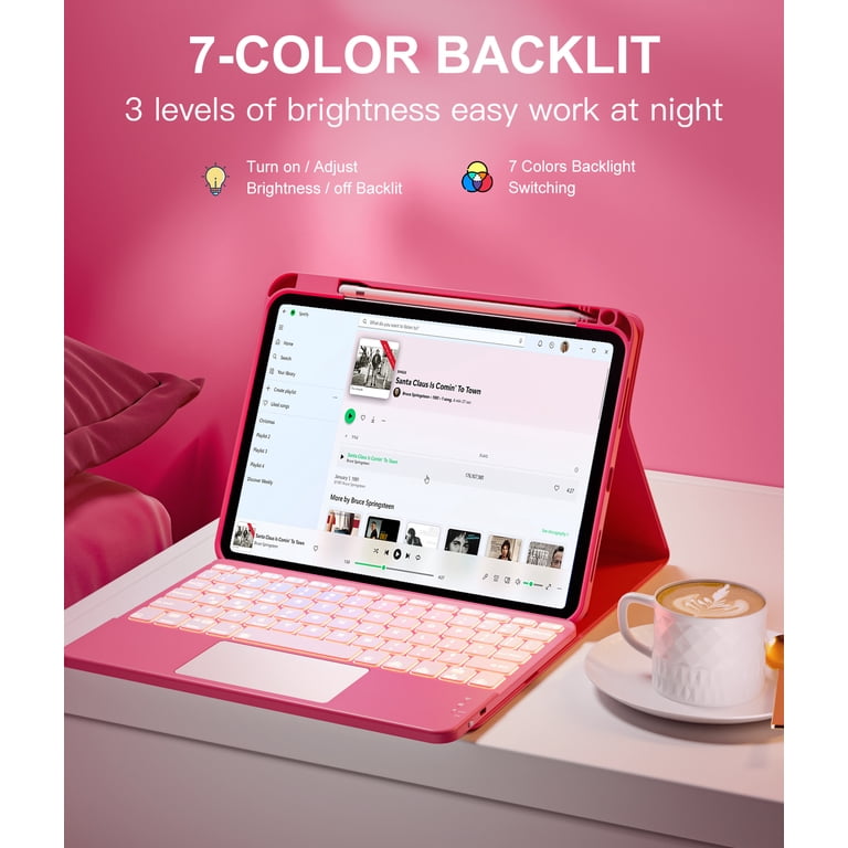 Detachable Keyboard Case for iPad 10th & 11th Gen with Touchpad photo 2