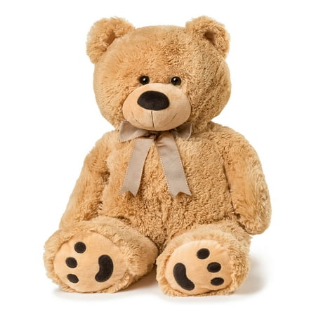 Joon Big Teddy Bear, Tan (Best Teddy Bear Pics)