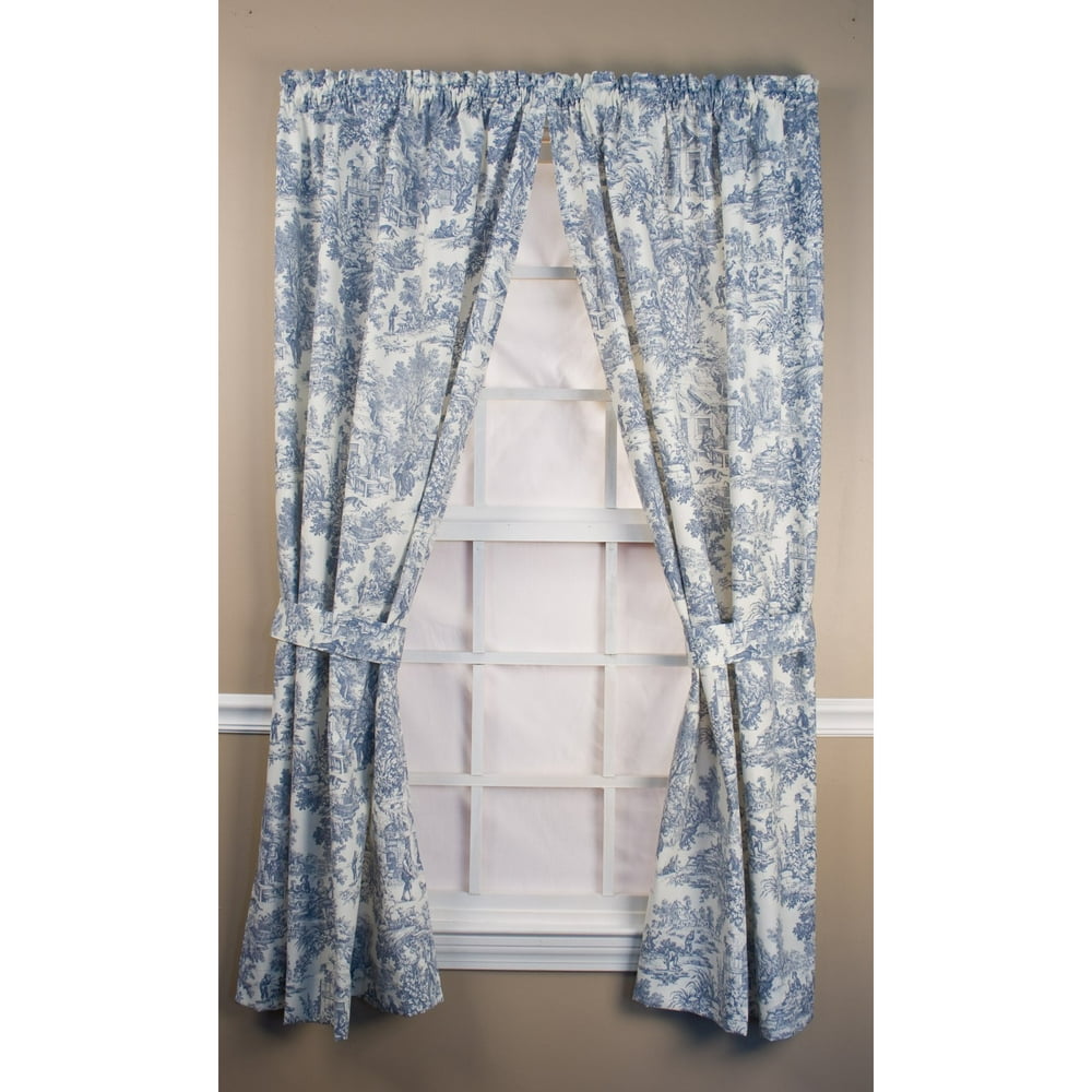 Ellis Curtain Victoria Park Tailored Curtain Panel with Ties One Pair