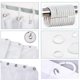 thumbnail image 4 of Shower Curtain Floral Patterns Printed Decoration Partition Cloth Water Repellent Shower Curtain Hooks With Hooks Easily Install Shower Curtain 71x71'', 4 of 7