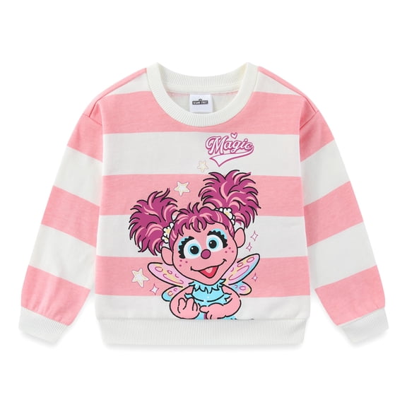 Sesame Street Abby Cadabby Pullover Sweatshirt (Girls), Sizes 2T-5T