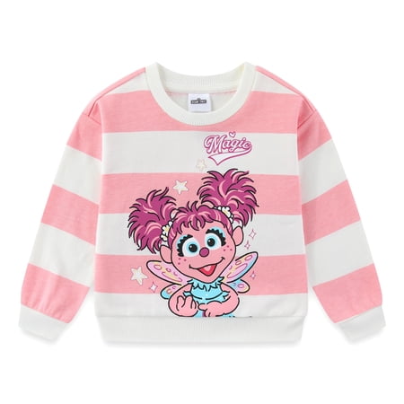 Sesame Street Abby Cadabby Pullover Sweatshirt (Girls), Sizes 2T-5T