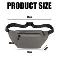 thumbnail image 4 of Trendy fashion vitality shoulder bag urban simple shoulder bag daily travel waist bag - Khaki, 4 of 5