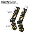 thumbnail image 2 of Naloa cartoon Skull spider web Thigh High Socks Extra Long Stretchy Sock Women Over Knee High Opaque Stocking Daily Wear, 2 of 6