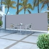 MABOTO Retractable Side Awning 63"x196.9" Cream