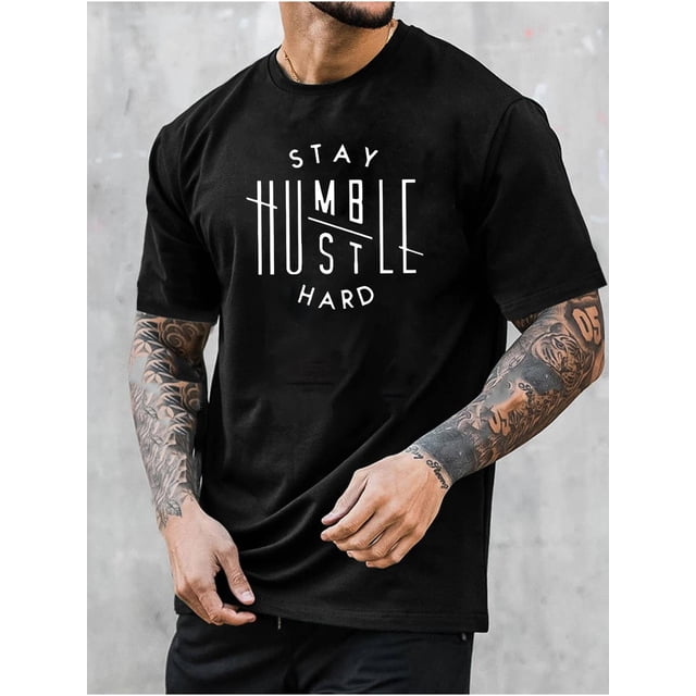 Human Graphic Camiseta para HombreMen's Comfort-Fit Printed Polyester T-Shirt | Breathable & Stretch for Fitness | Casual Crew Neck | Easy-Care All-Season Top Tee For Adult, Men, Women, Teen, Teenag