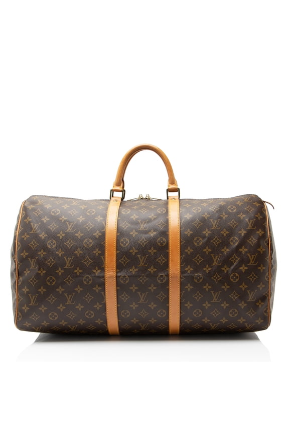 Pre-Owned Louis Vuitton Vintage Monogram Canvas Keepall 55 Duffle