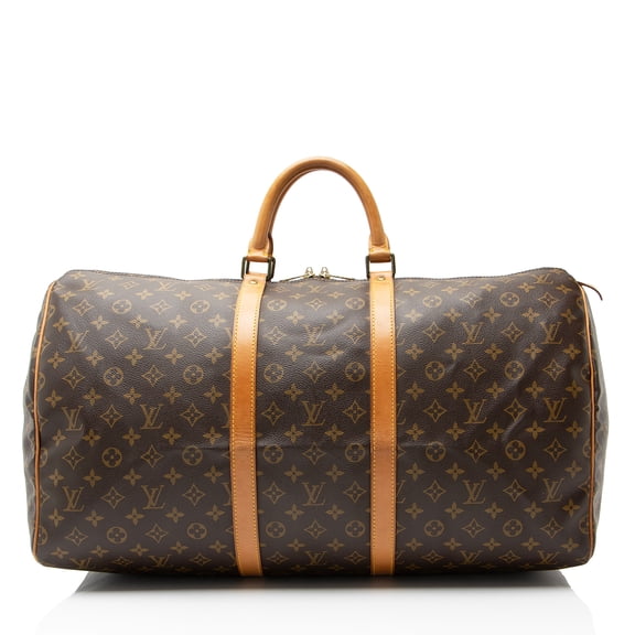 Pre-Owned Louis Vuitton Vintage Monogram Canvas Keepall 55 Duffle