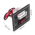 thumbnail image 5 of OTVIAP 12 Volt Voltmeter Battery Test Switch Dual Test Meter/Gauge for Boat Marine Caravan, Voltmeter Battery Test, Battery Test Meter, 5 of 8