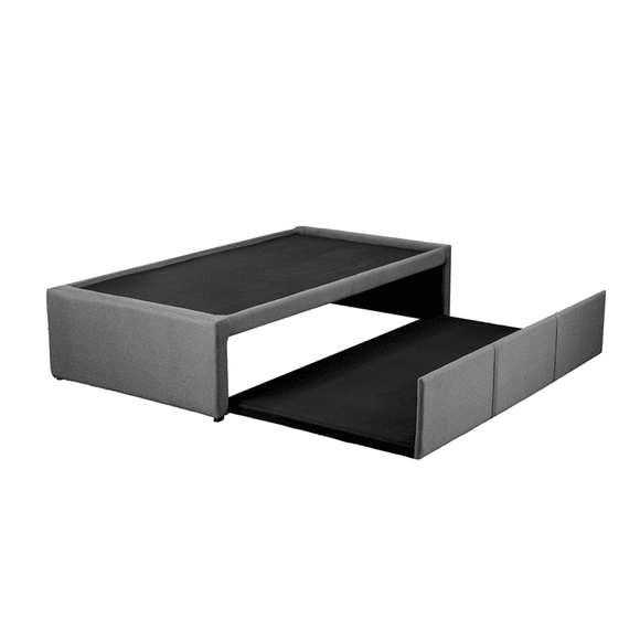 Cama Doble Individual Atlas Atlas del Descanso Gris