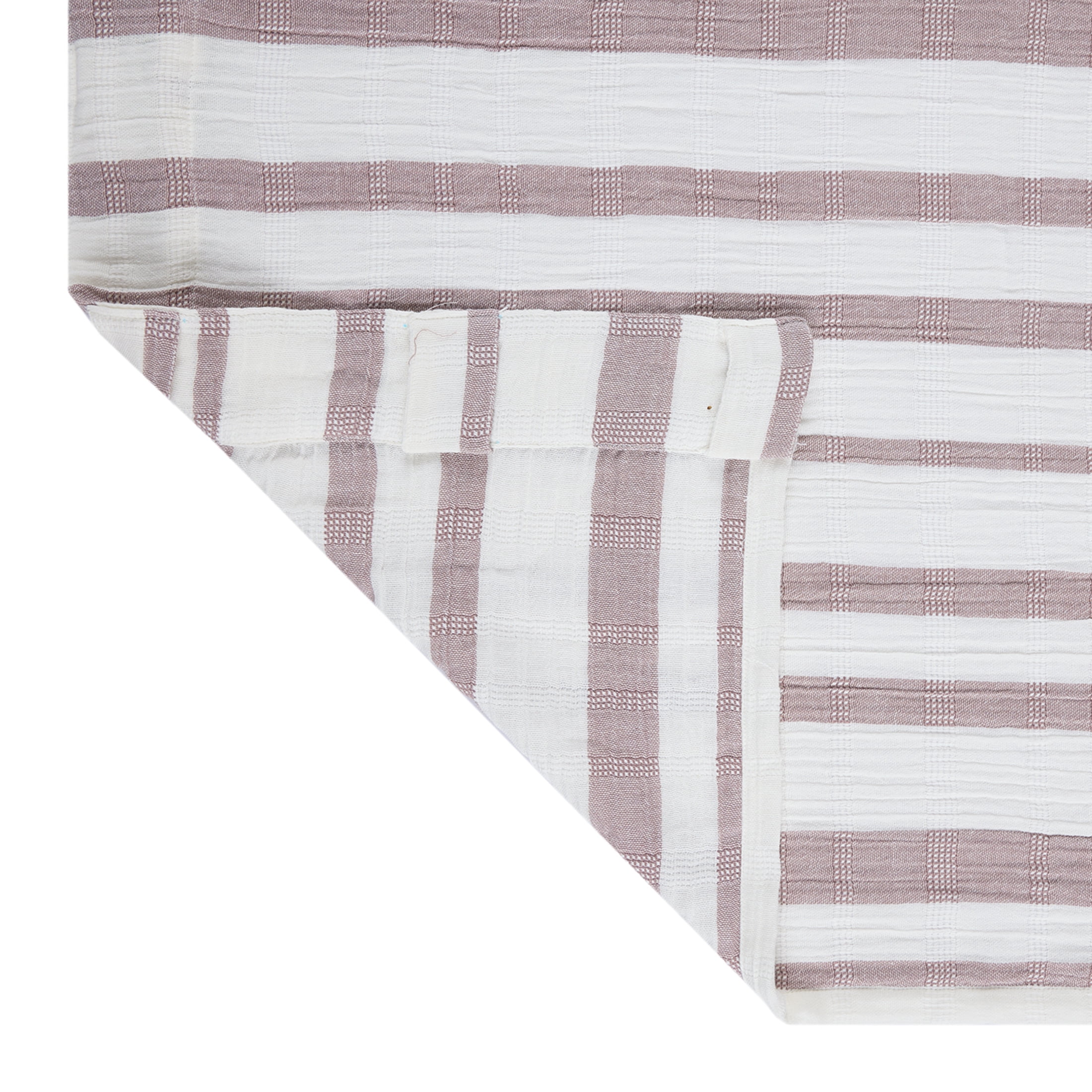 Better Homes & Gardens Violet Gem Gauze Stripe Shower Curtain, 100% Cotton, 72 in x 72 in
