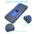 thumbnail image 5 of TASHHAR Samsung Galaxy A14 5G Case with Screen Protector and Magnetic Car Mount Kickstand Military Grade Full Body Double Layer Drop Protection Rugged Durable for Galaxy A14 5G Phone - Dark Blue&Blue, 5 of 12