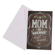 A Mom is Her Sons First Teacher