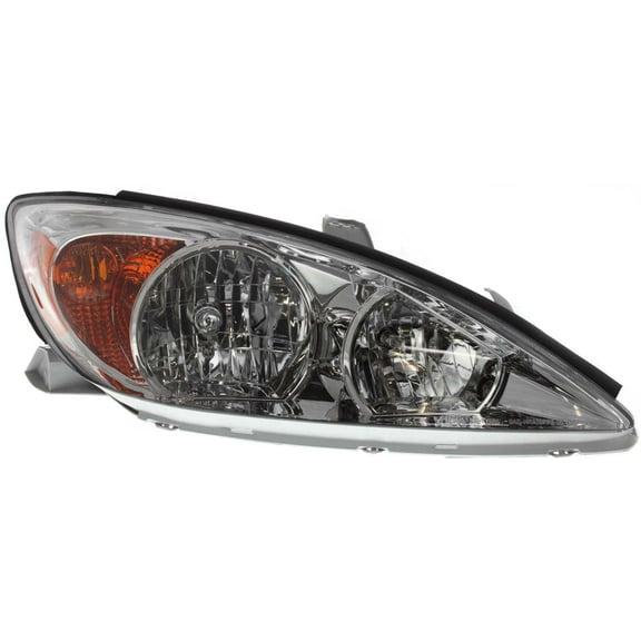 Headlight Compatible With 2002-2004 Toyota Camry Right Passenger Halogen With bulb(s)