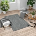 thumbnail image 1 of Mushroom Turkish Area Rug, Pattern with Different Mushrooms Doodle Monochrome Display Organic Garden, Soft Carpet for Living Room Decor with Distressed Look, 6.6' X 9.6', Dimgray White, by Ambesonne, 1 of 4