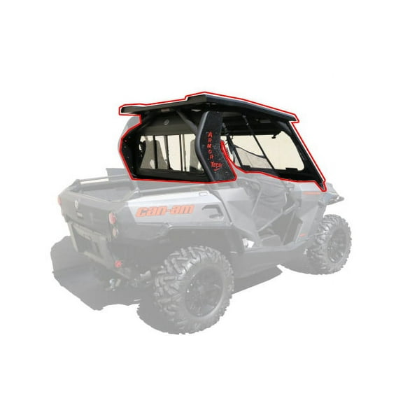 All Steel Complete Cab Enclosure System No Doors fits Can-Am 14-21 Commander