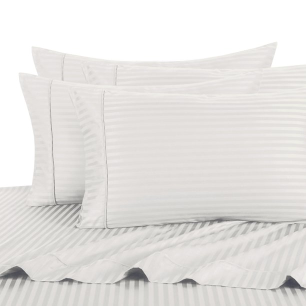 TRIDENT Classic Sheet Set 210 TC100 Fine Quality Cotton, Soft