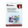 Bulk buys 60 pc 5/16 multicolor thumbtacks