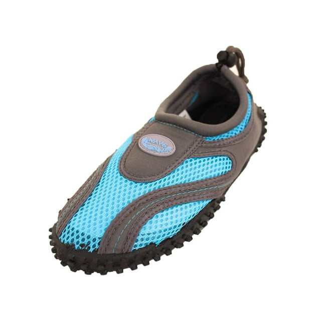 Chaussette Aquatique à Cordon pour Femmes Chaussure d'Eau Ajustable Plage à Enfiler