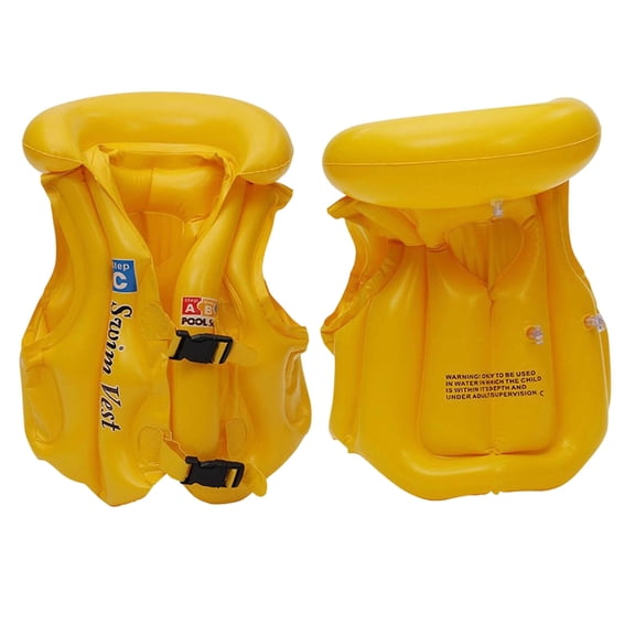Swim Vest for Kids Inflatable Summer Pool Float Learn to Swim Boating Jacket 2026 Beach Pool Buoyancy Coat Swimwear