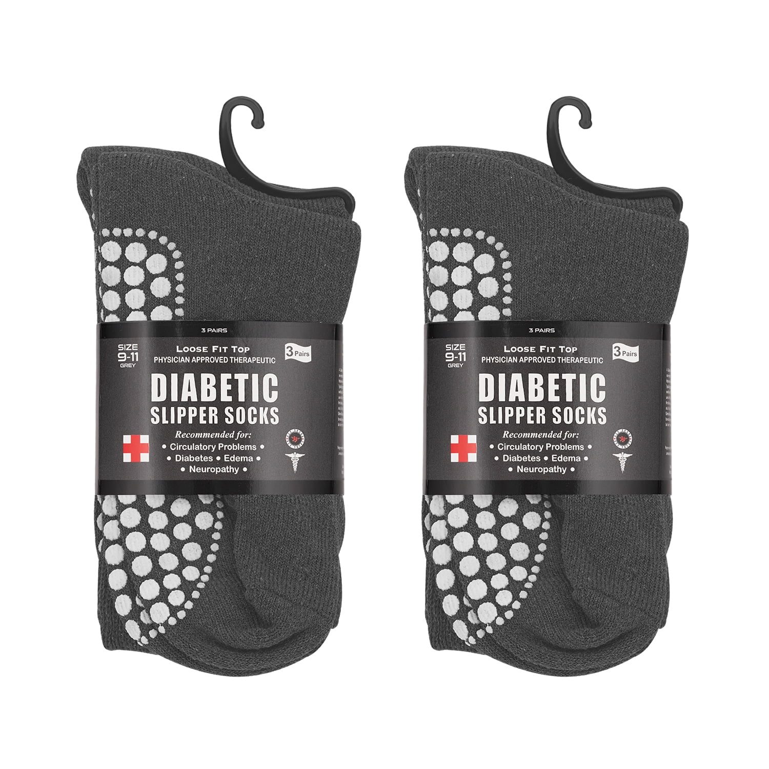 Diabetic Socks Unisex Men's and Women Non Skid Hospital Loose Fitting