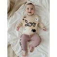 thumbnail image 5 of BemeyourBBs Baby Halloween Sweater Casual Letter Ghost Spider Embroidery Pullover, 5 of 9