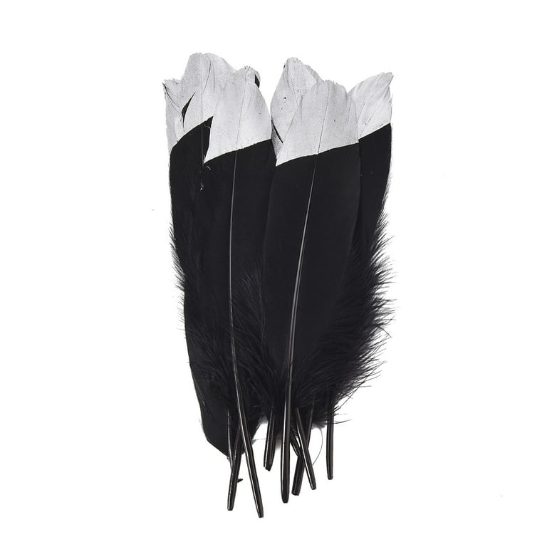 Natural Ostrich Craft Feather For Diy Wedding Decor, 50pcs Black Feathers  For Centerpieces, Handmade Earrings, Birthday & Party Gift