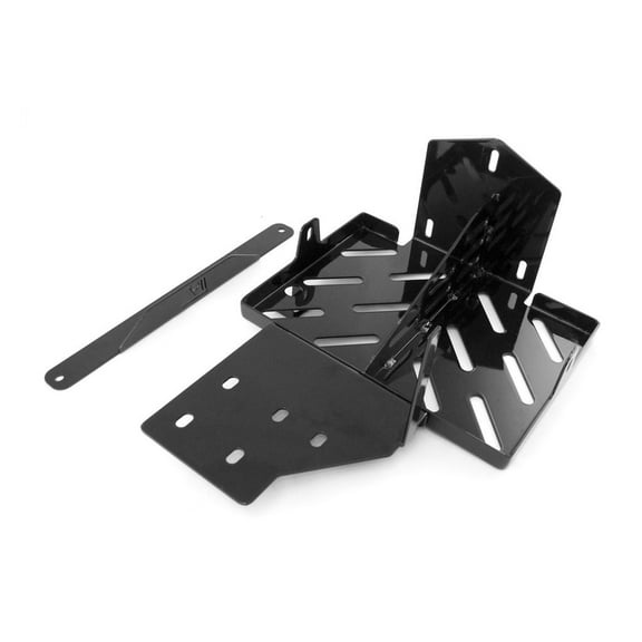 Rugged Ridge by RealTruck Dual Battery Tray for Wrangler JK | Steel, Black | 11214.53 | Compatible with 2007-2011 Jeep Wrangler JK